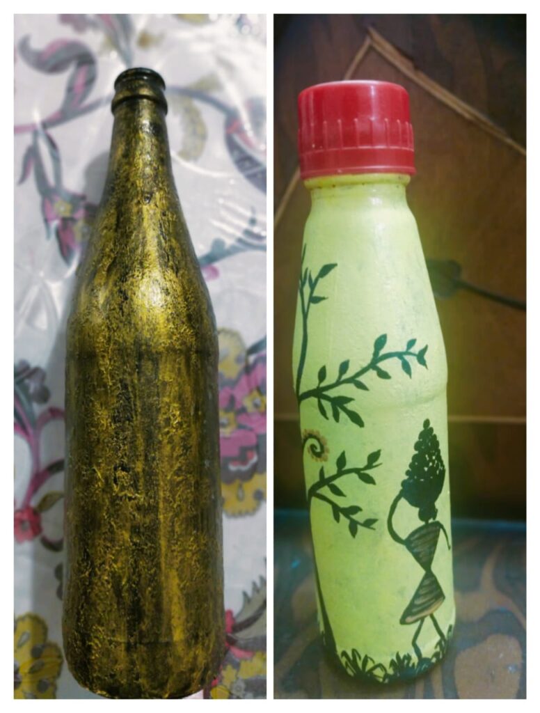 How To Make Bottles For Home Decoration